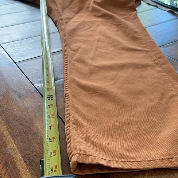 Tommy Bahama Orange Twill Authentic 5-Pocket pants size 38/30 - Picture 7 of 10